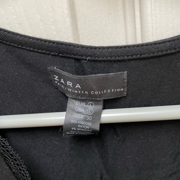 Zara Women’s Lace Trim Tank Top - Picture 4 of 4